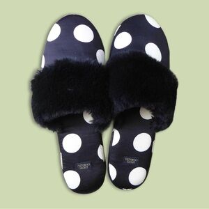 Victoria’s Secret Polka Dot Slippers